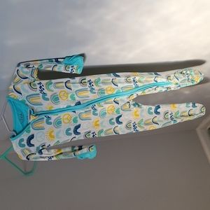 12m - 18m Clover Footie Zippie